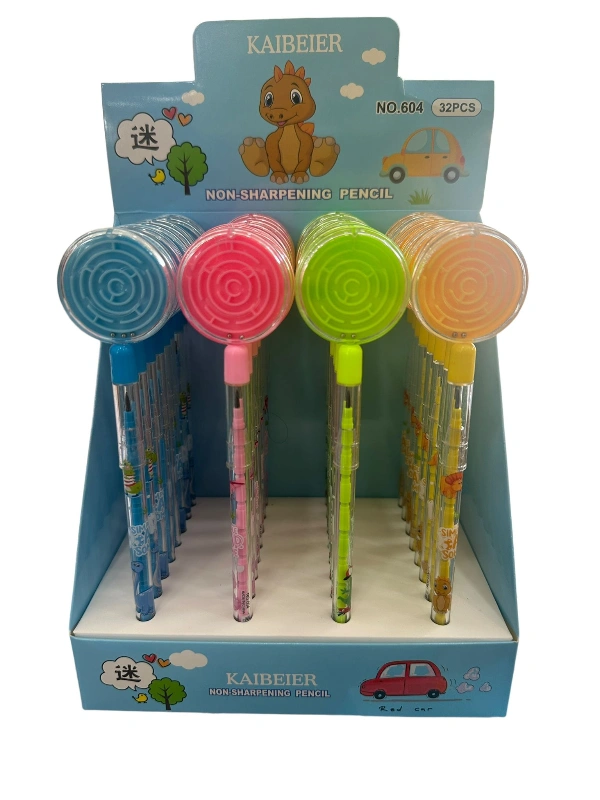 Labirent Oyunlu Lüks Yumurtlayan Kalem / 32li stant